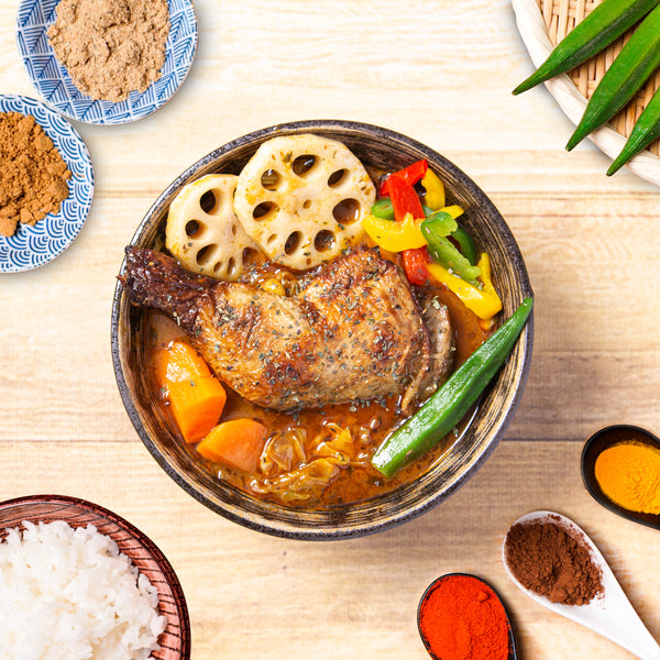 奥芝商店 プレミアム冷凍スープカレー・熟成骨付き鶏の札幌スープカレー