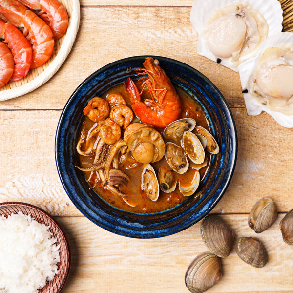 奥芝商店 プレミアム冷凍スープカレー・竜宮の賄い海鮮スープカレー