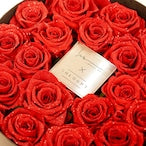 薔薇プリザーブドフラワーギフトBOX【Lsize】